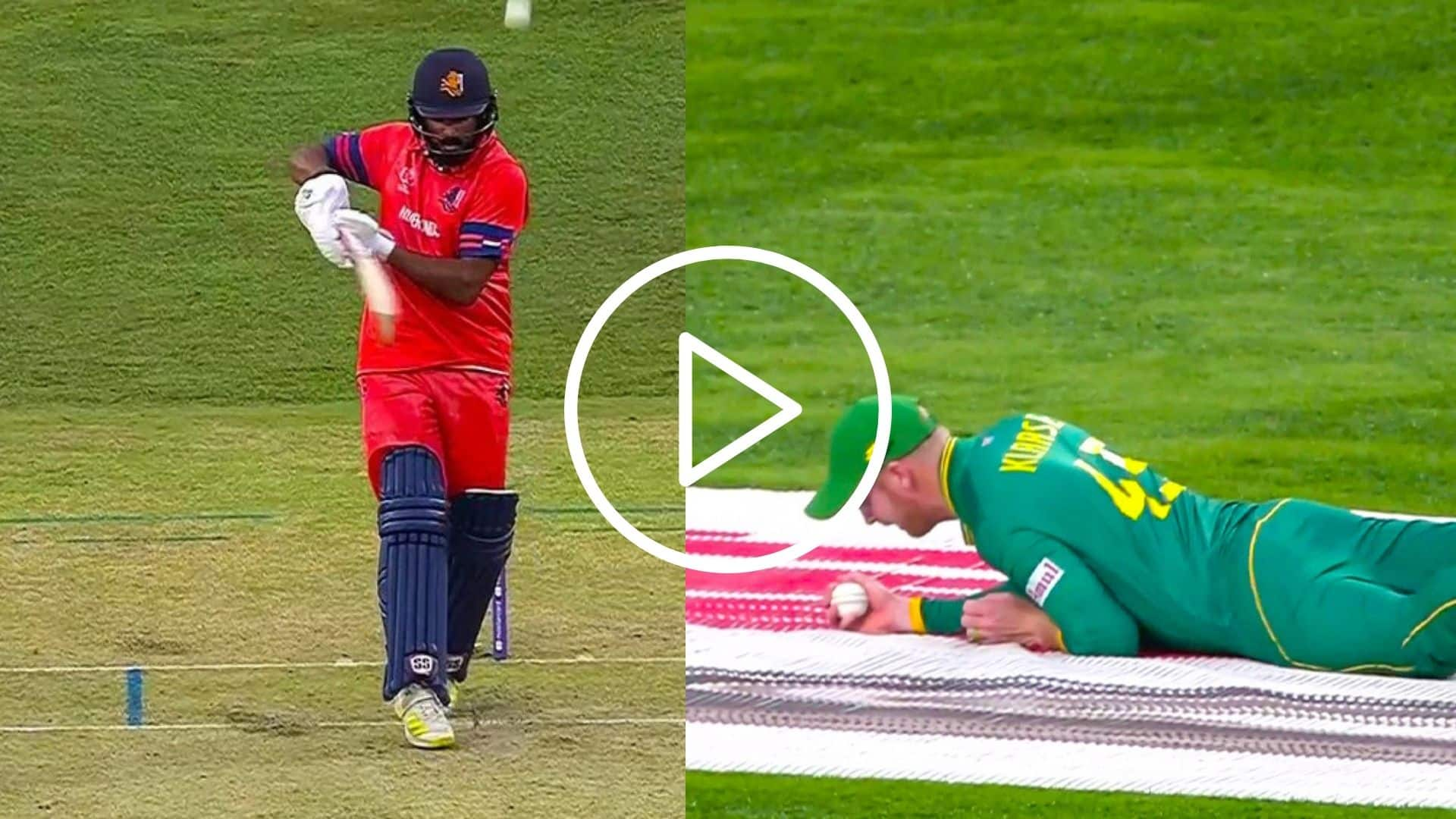 [Watch] Rabada's Killer Bouncer, Klaasen's Stunning Diving Catch Draw First Blood For SA